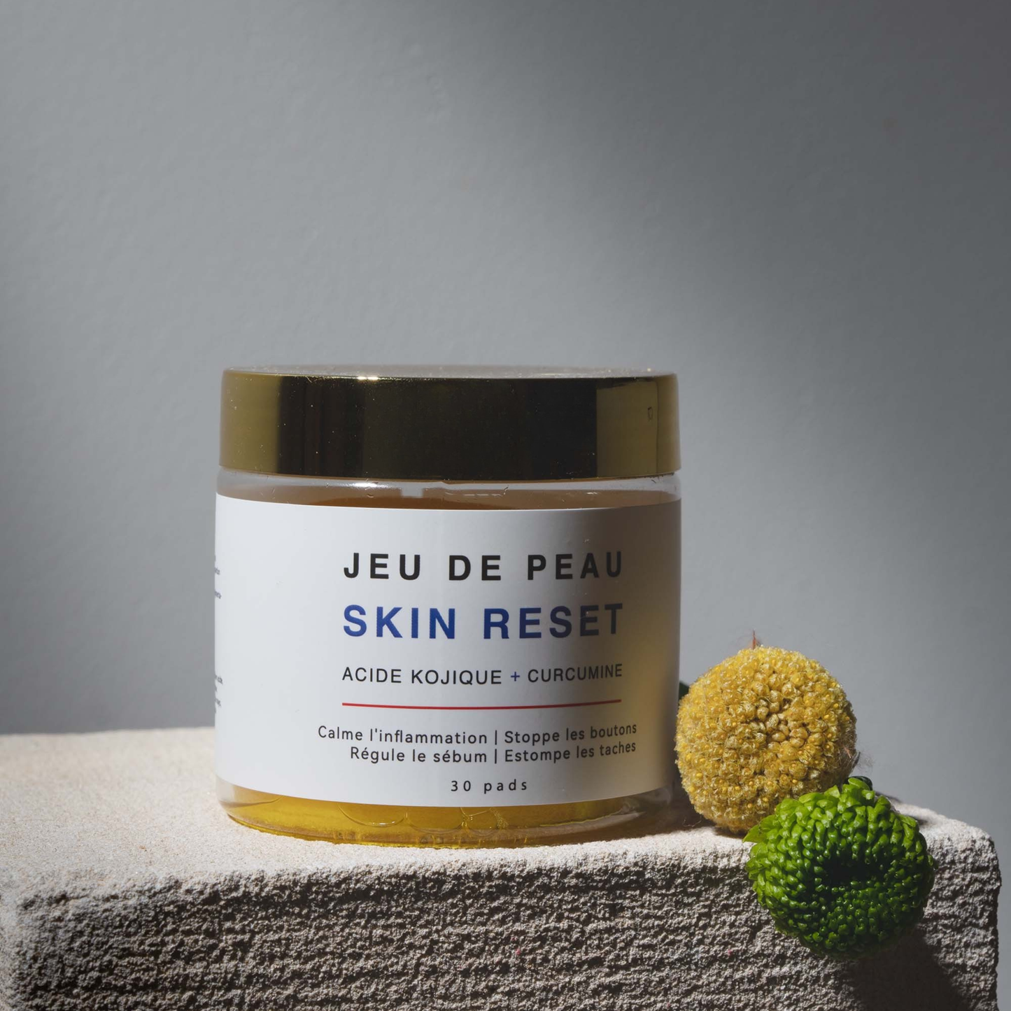 Routine Pads anti-taches à l'acide kojique, curcuma, curcumine et niacinamide Jeu De Peau